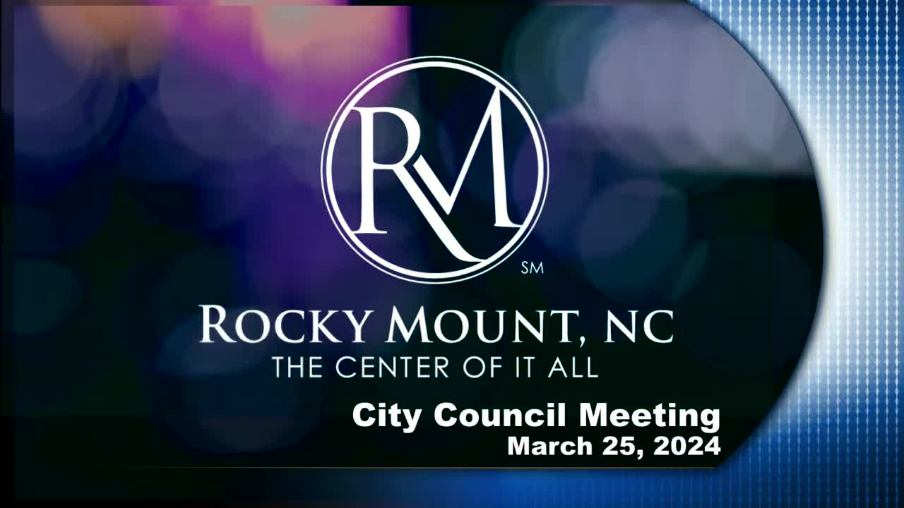 City Council Meeting, March 25